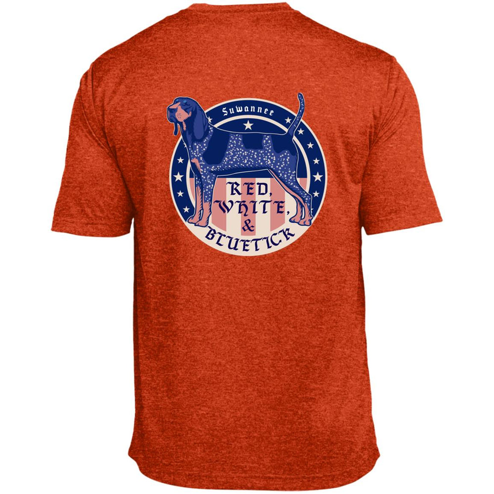 Red White & Bluetick™ Badge :: Mens SS American Flag Performance Tshirt